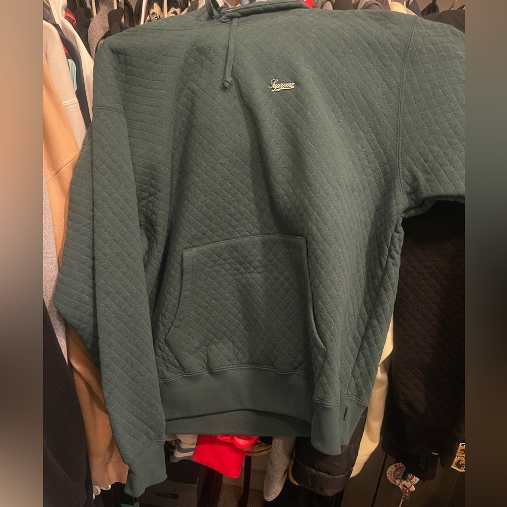 Micro Quilted Hooded Sweatshirt from supreme